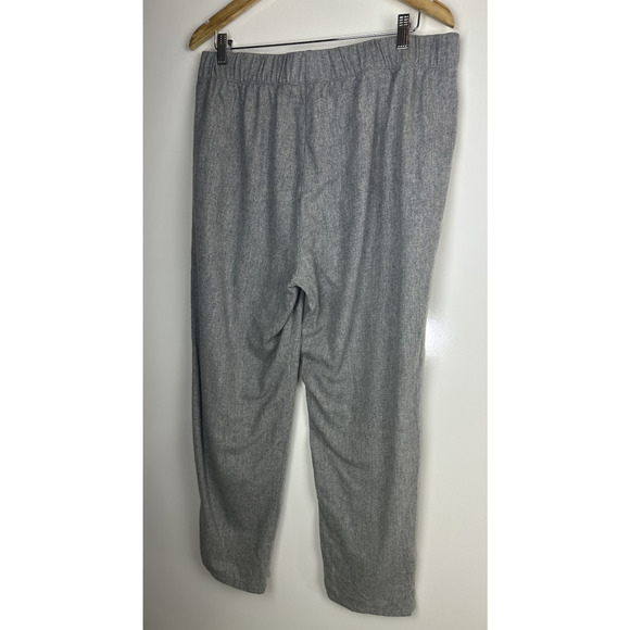 Eileen Fisher Soft Wool Flannel Pleated Tapered Pant Easy Fit Ankle Length Med M - Picture 9 of 12
